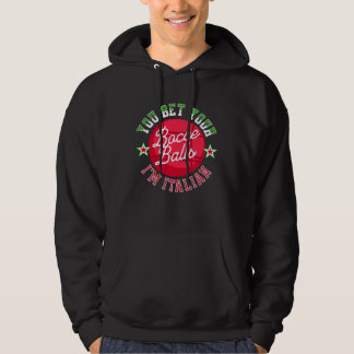 Veste À Capuche Vous pariez vos boules de bocce que je suis italie
