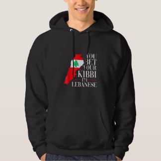 Veste À Capuche Vous pariez votre kibbi que je suis libanais Citat