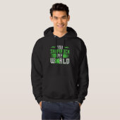 Veste À Capuche Vous Trèfle Mon Monde St Patricks Day (Devant entier)