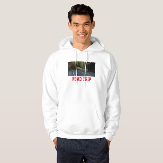 Veste À Capuche Voyage sur route (Devant entier)