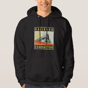 Veste À Capuche Voyageur de chemin de fer Ingénieur de train Ticke