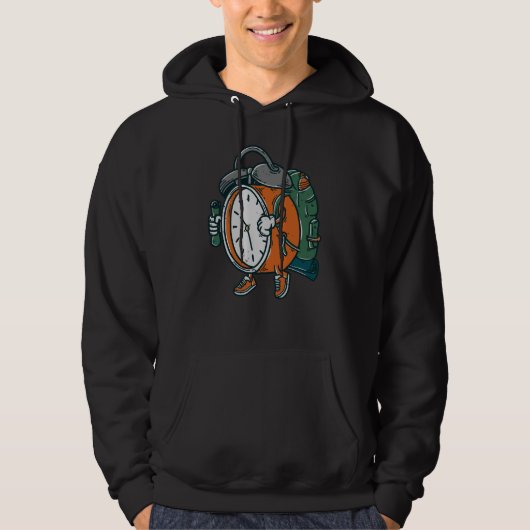 Veste À Capuche Voyageur d'heure (Devant)