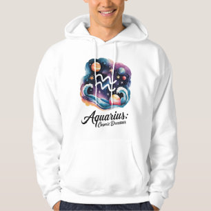 Veste À Capuche Voyant d'aquarelle Aquarius Cosmique Dreamer SIGNE