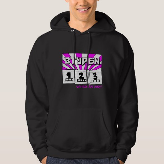 Veste À Capuche w3 rul0r j00 sux0r ! (Devant)