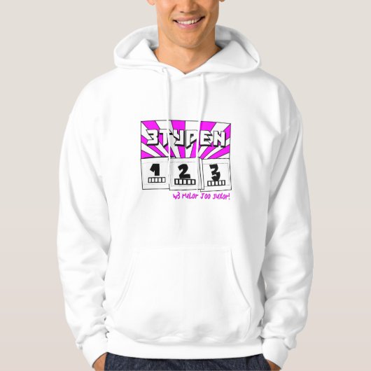 Veste À Capuche w3 rul0r j00 sux0r ! (Devant)
