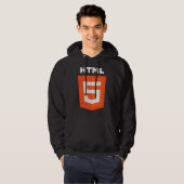Veste À Capuche W3 W3C de fonctionnaire de logo de HTML 5 (Devant entier)