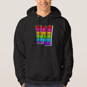 Veste À Capuche W lettre majuscule coupe w alphabet Funny Poppin K