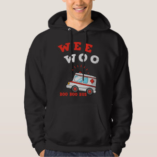 Veste À Capuche Wee Woo Boo Boo Bus Ambulance Funny EMS EMT Parame