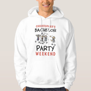 Veste À Capuche Week-end de la soirée de baccalauréat personnalisé