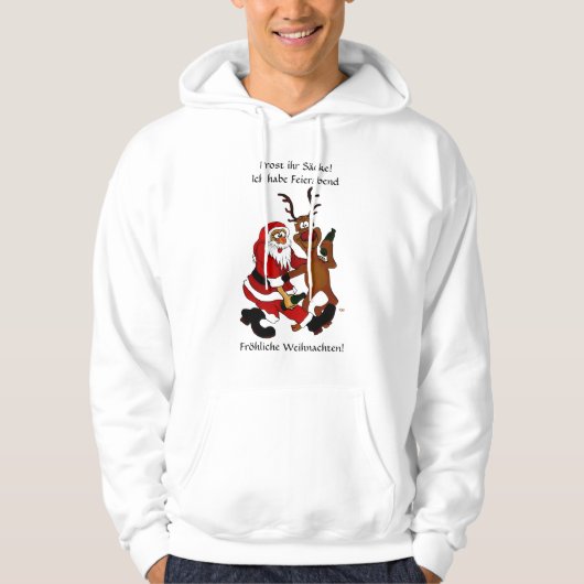 Veste À Capuche Weihnachtsmann mit Elch (Devant)