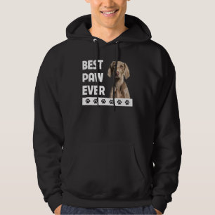 Veste À Capuche Weimaraner Fête des pères Chien papa meilleur paw