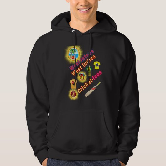 Veste À Capuche West Indies Cricket Tees TEES TOTES & PILLOWS teas (Devant)
