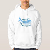 Veste À Capuche Whale Bonjour Là ! (Devant)