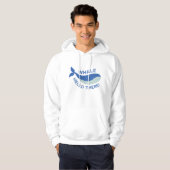 Veste À Capuche Whale Bonjour Là ! (Devant entier)