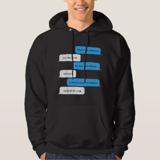 Veste À Capuche What Is Your Address Funny Networking Computer