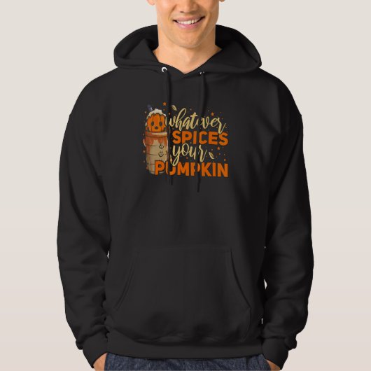 Veste À Capuche Whatever Spices Your Pumpkin Thanksgiving Autumn H (Devant)