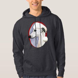 Veste À Capuche Whippet Christmas White Père Noël