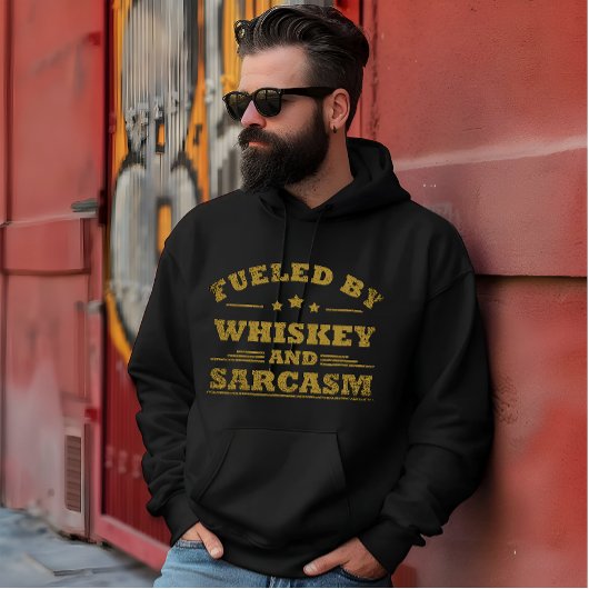 Veste À Capuche Whiskey cite d'amusants propos d'alcool