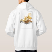 Veste À Capuche White & Gold Design Collection (Dos)