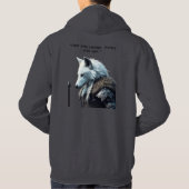 Veste À Capuche "White Wolf Spirit – Epic Sweatshirt" (Dos)