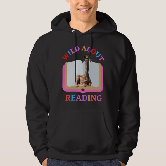 VESTE À CAPUCHE WILD À PROPOS DE LA LECTURE (Devant)