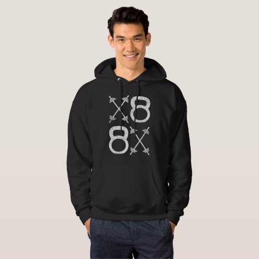 Veste À Capuche Will Workout For Donuts Sprinkles Retro (Devant entier)