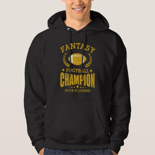 Veste À Capuche Winner Fantasy Football Champ Champion Draft Footb (Devant)