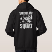 Veste À Capuche WOD - Tais-Toi Et Squat (Dos)