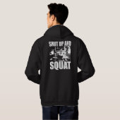Veste À Capuche WOD - Tais-Toi Et Squat (Dos entier)