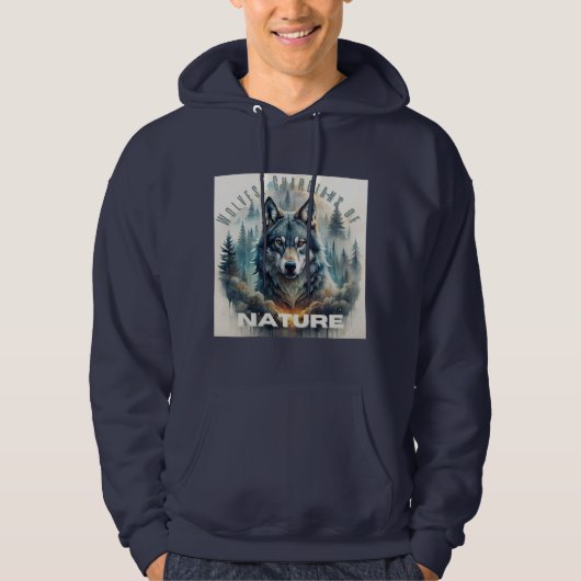 Veste À Capuche Wolves Gardiens de la nature (Devant)