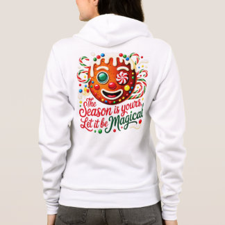 Veste À Capuche Women's Magical Gingerbread Cozy Christmas Pullove