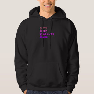 Veste À Capuche Womens Sister Woman Stock Clerk Legend Finance Boo