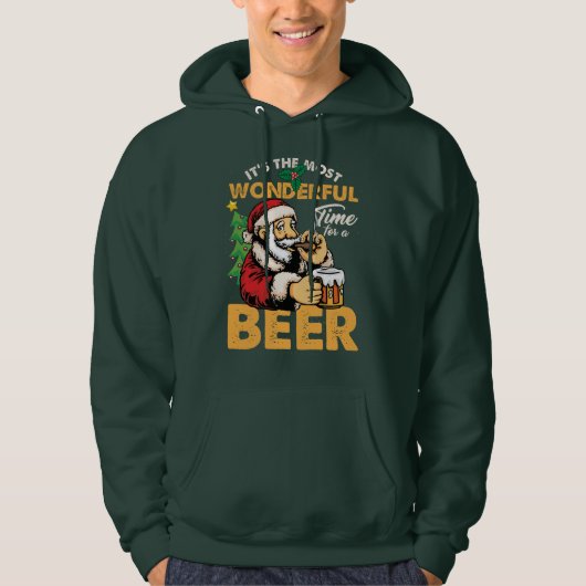 Veste À Capuche Wonderfull Time For A Beer (Devant)