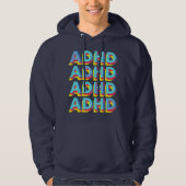Veste À Capuche Word ADHD (Devant)