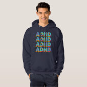Veste À Capuche Word ADHD (Devant entier)