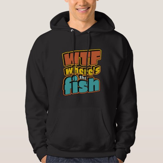 Veste À Capuche Wtf Où Est Le Poisson 1061 (Devant)