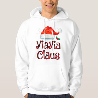 Veste À Capuche Yiayia Claus Tee Christmas Pajama Fam