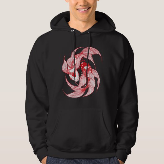Veste À Capuche Yin Yang (Devant)