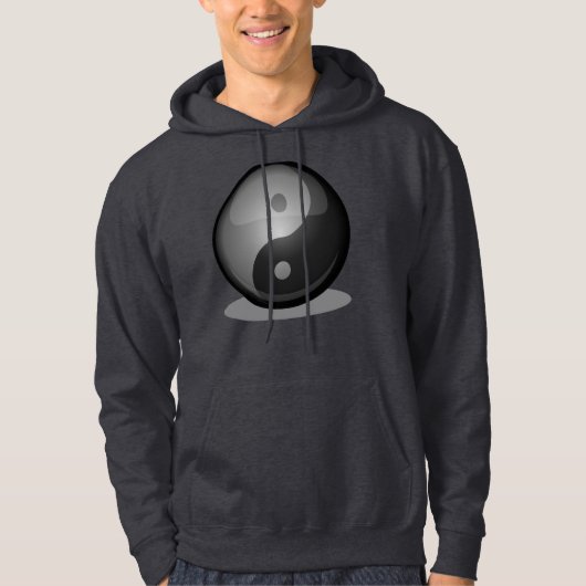 Veste À Capuche Yin Yang (Devant)