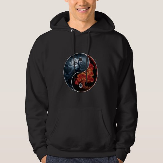 Veste À Capuche Yin yang (Devant)