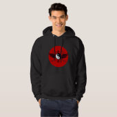 Veste À Capuche Yin Yang En Vol (Devant entier)