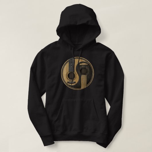 Veste À Capuche Ying Yang Guitare (Design devant)