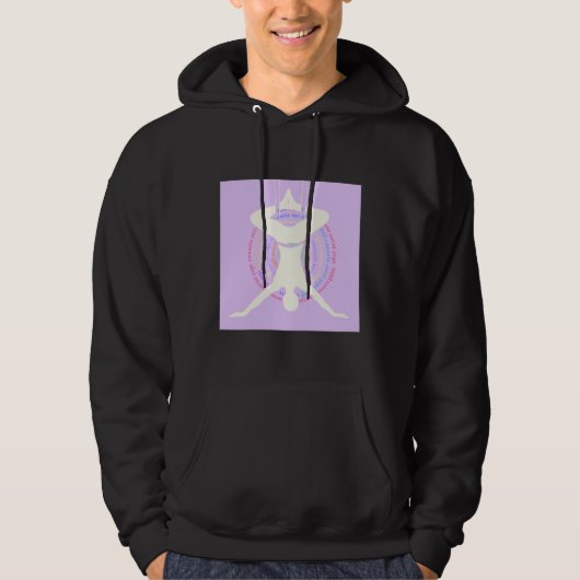 Veste À Capuche Yoga aérien (Devant)