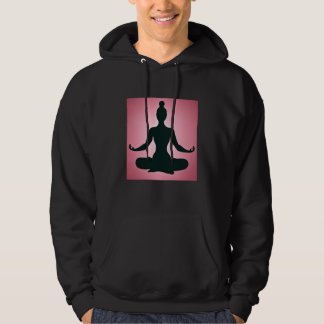 Veste À Capuche Yoga Girl Female Sun Salutation Meditation Chakra 