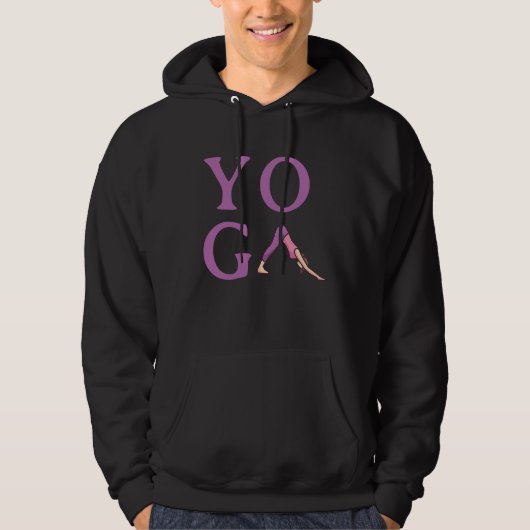Veste À Capuche Yoga minimaliste simple 1 (Devant)