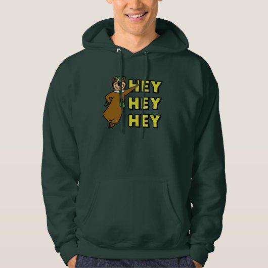Veste À Capuche Yogi l'ours Hey Hey Hey (Devant)