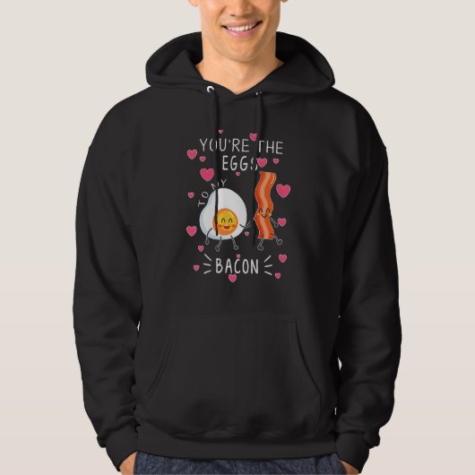 Veste À Capuche You are the Eggs to my Bacon cute (Devant)