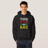 Veste À Capuche Young ed And Black African Pride Black History Mon (Devant entier)