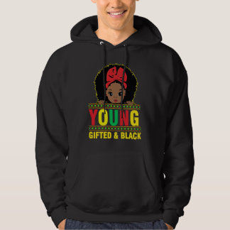 Veste À Capuche Young ed And Black Little Black Queen Melanin Girl