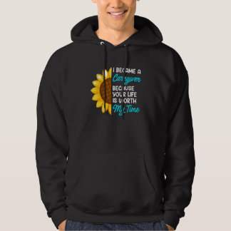 Veste À Capuche Your life is worth my time nurse caregiver 1
